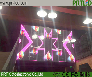 P15.64 Pantalla LED de cristal transparente con panel de aluminio 500 X 1000 Mm / 1000 X 1000 Mm