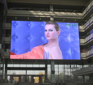 Exhibición profesional de la cortina del vídeo LED al aire libre con la echada 10m m